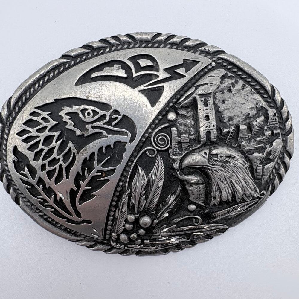 SSI Handcrafted Native American Eagle Dancer Belt Buckle